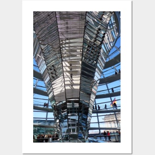 Reichstag Dome German Bundestag Berlin Germany Posters and Art